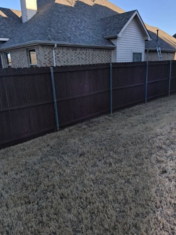 Franky Stain Fence Work